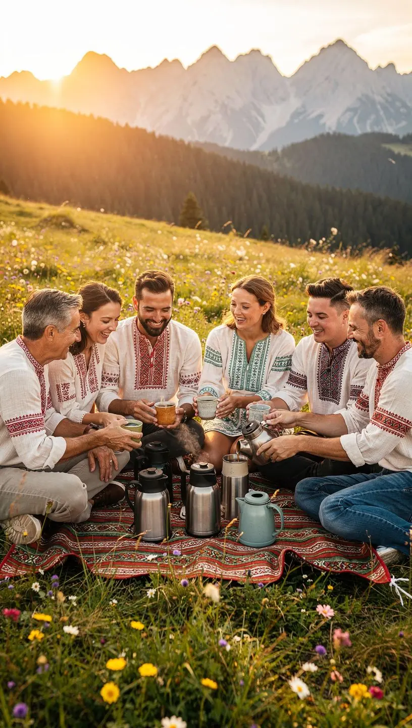 Pohľad na rozložené sušené bylinky a čajové lístky na bielom pozadí.